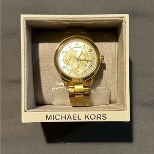 Michael Kors Gold Chronograph Watch